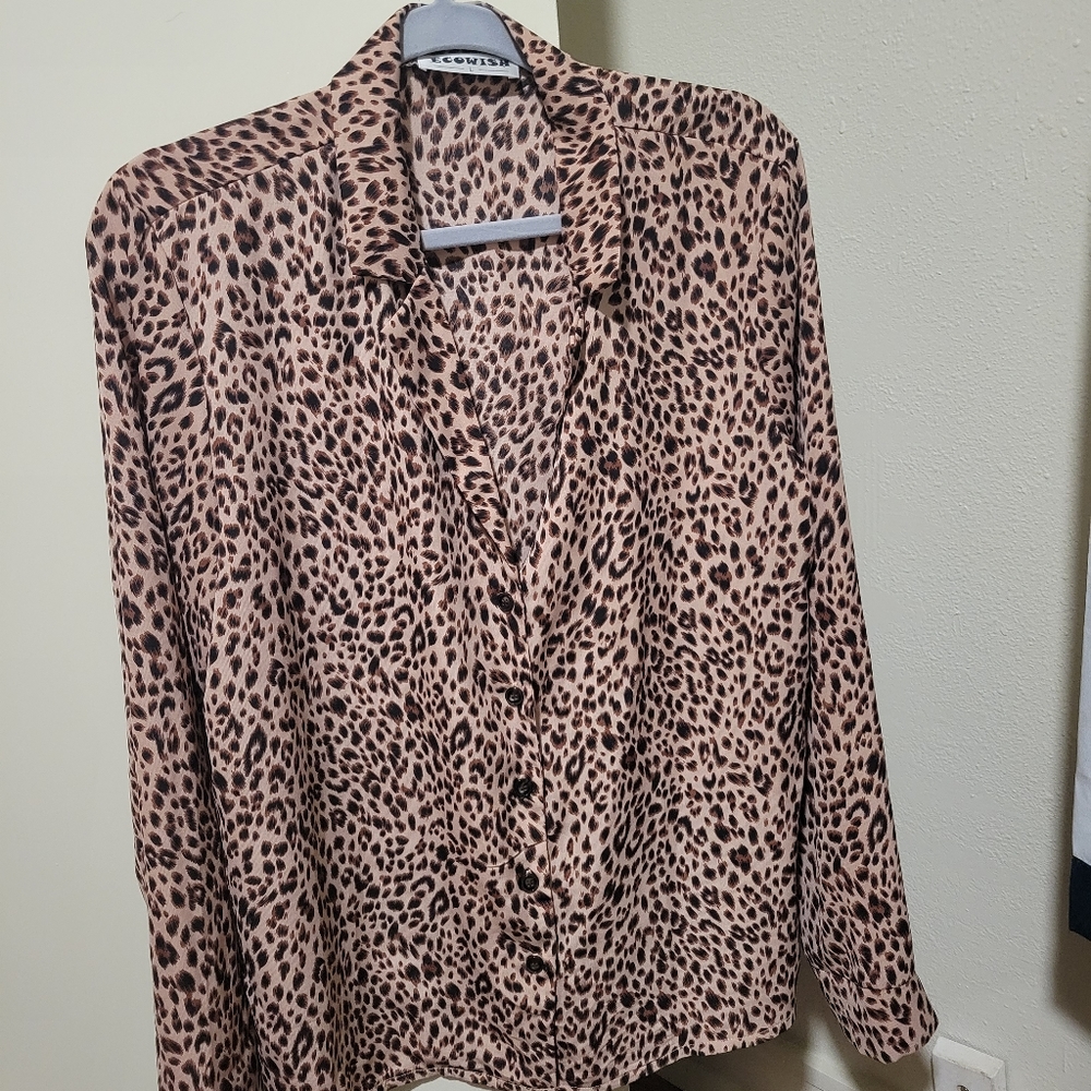 Leopard blouse